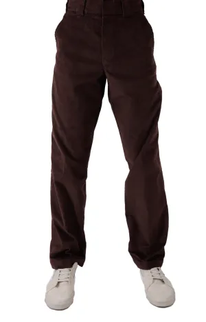 Brand Name   Wpr22Cb Flat Front Corduroy Pants Men’s Cotton Chocolate Brown
