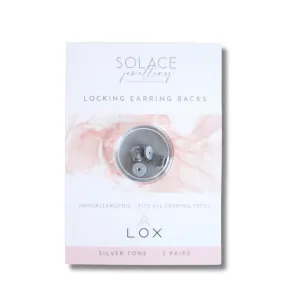 Lox Secure Locking Earring Backs - 2 Pairs