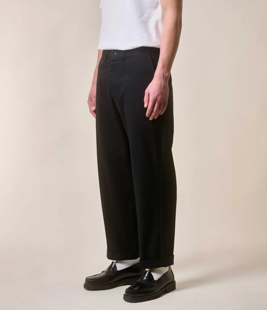 MERZ B. SCHWANEN ORGANIC COTTON TWILL CHINO - 2 COLORS
