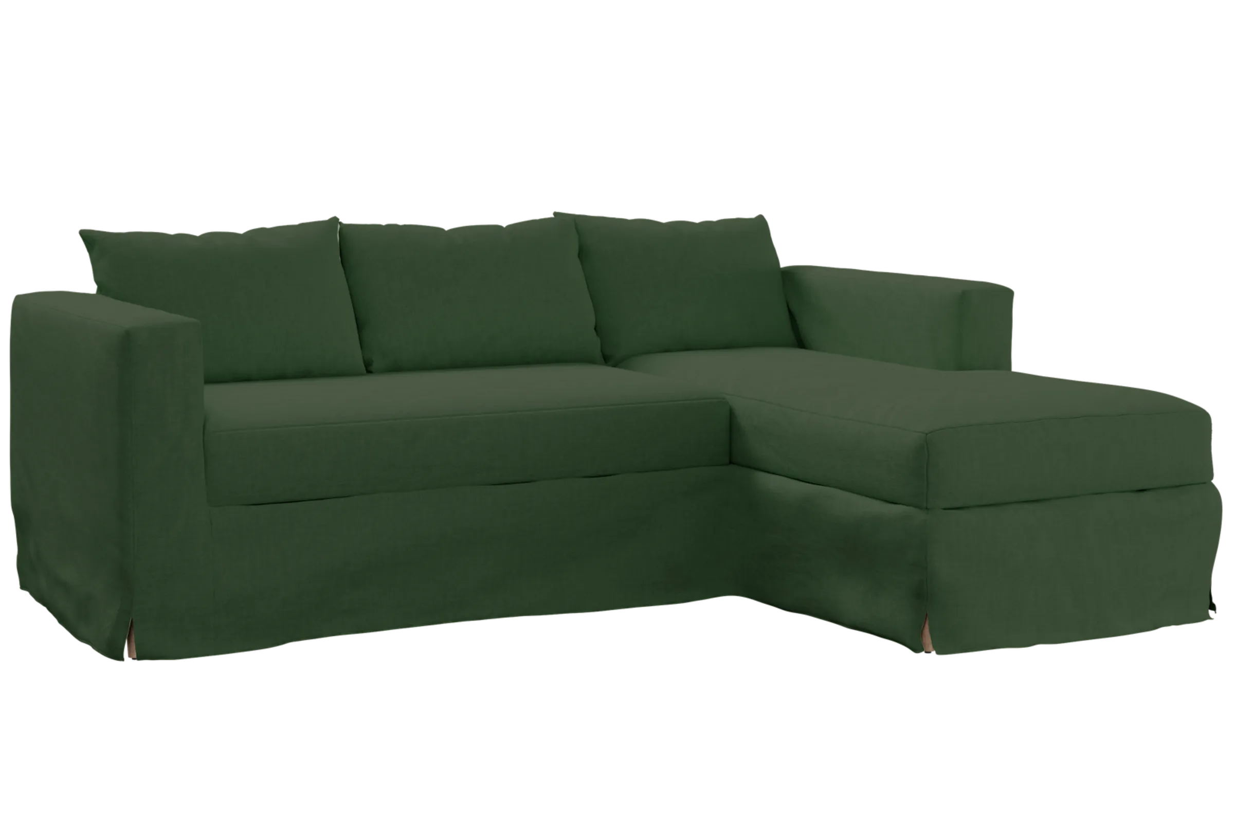 Slipcover: The Essential Sectional in Hemp
