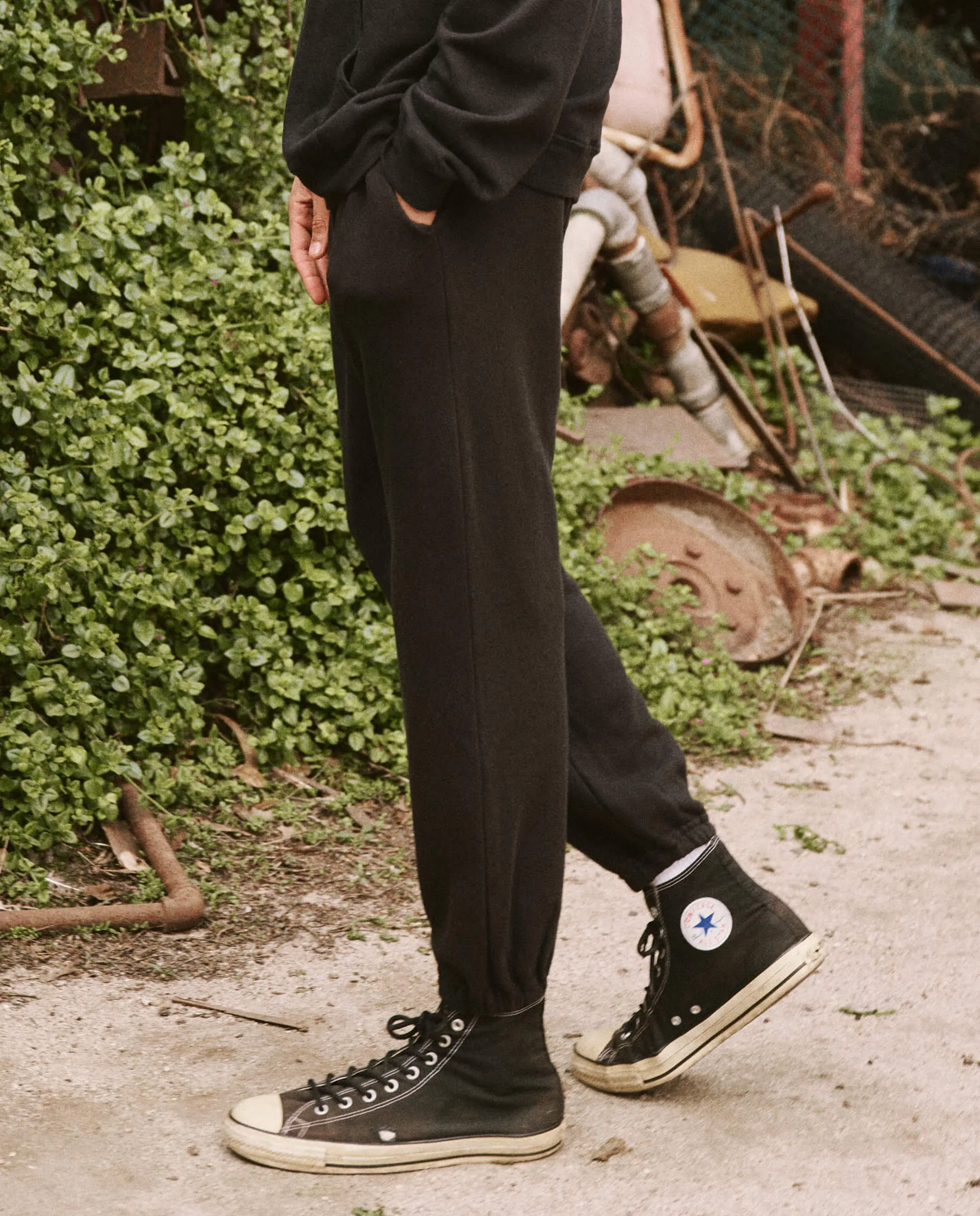 The Men's Stadium Sweatpant. -- Almost Black